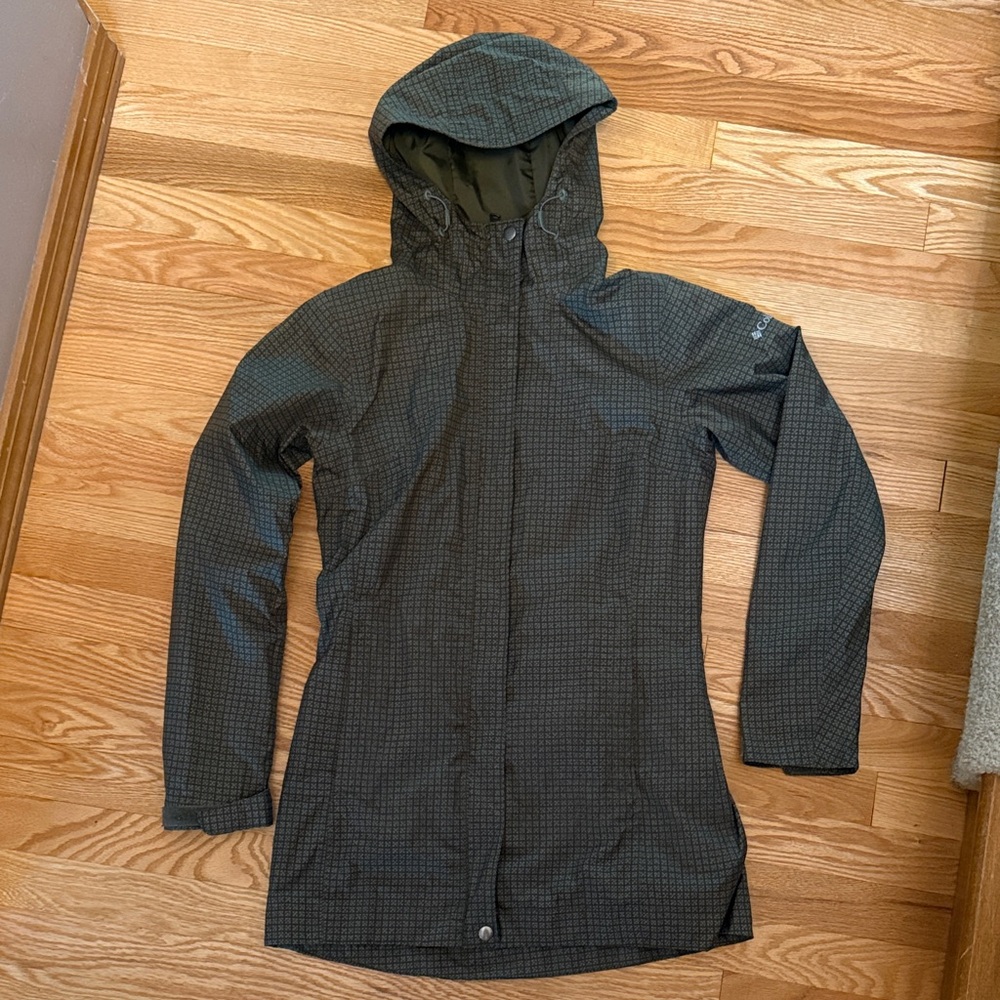 Columbia Women's Dark Green Hooded Ski Jacket